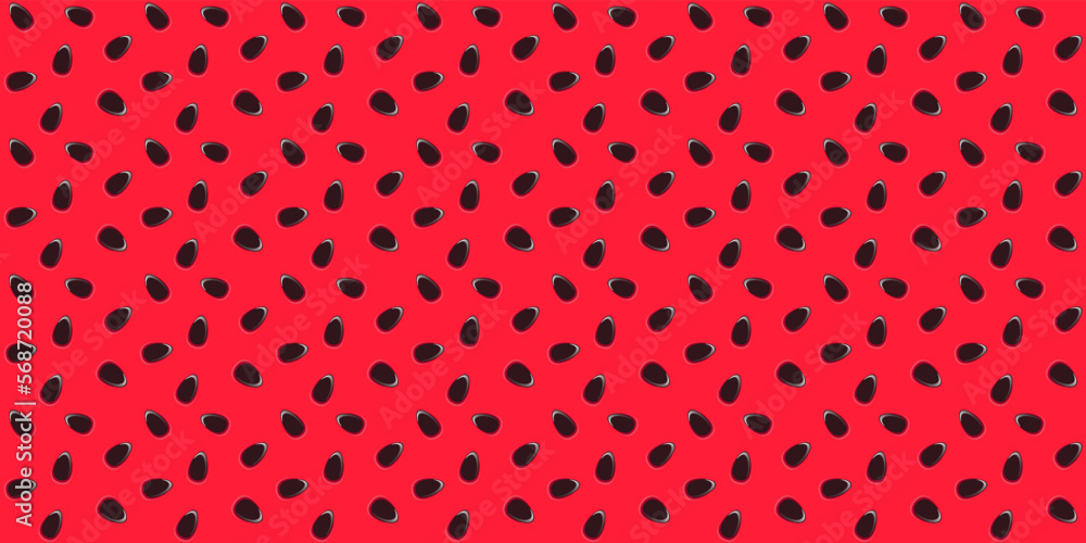 Vector background of watermelon with black seeds Vector background of watermelon with black seeds