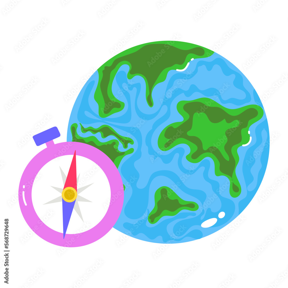 Fototapeta premium Global Navigation