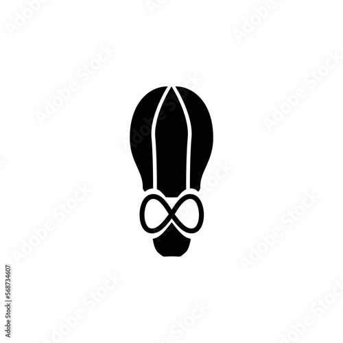  vector illustration for website, mobile application, presentation, infographic. Air balloon concept sign. Graphic design element.