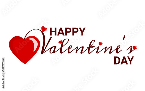 Wallpaper Mural VALENTINE'S DAY DESIGN AND CONCEPT. VALENTINE TYPOGRAPHY WITH CHERRY TREE STYLE. Torontodigital.ca