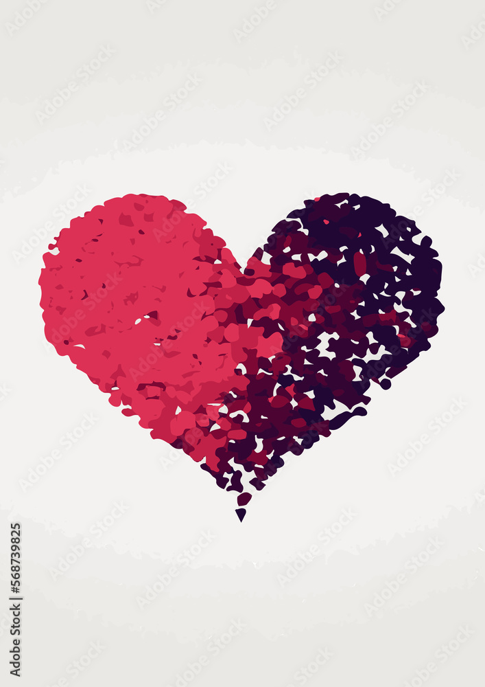 Set valentine's day vector, paper, bright, from small details. Set valentine's day vector, paper, bright, from small details.