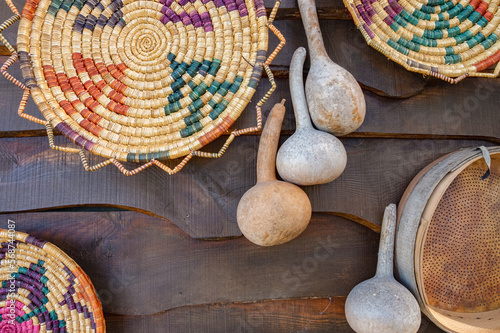 Traditional wickerwork, Cyprus photo