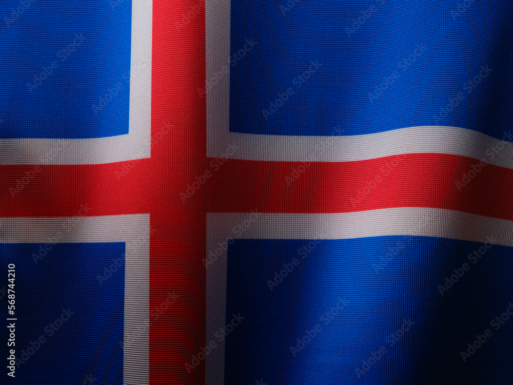 Fototapeta premium Flag of Iceland