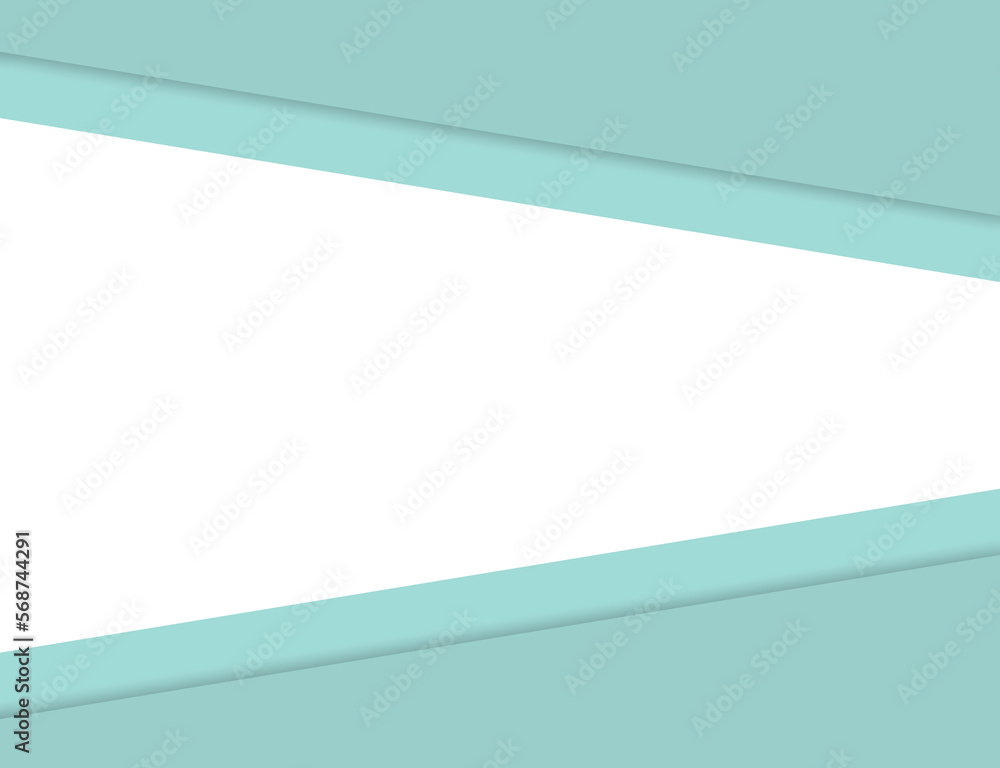 Obraz premium aesthetic frame in tosca 