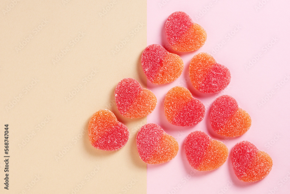 Heart shaped candy Heart shaped candy