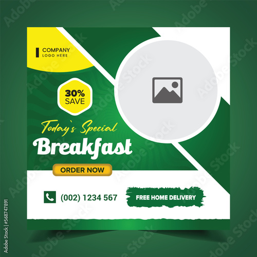 Restaurant food Business Social media Post design