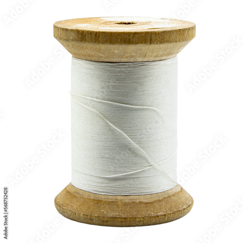 one sewing spool with thread