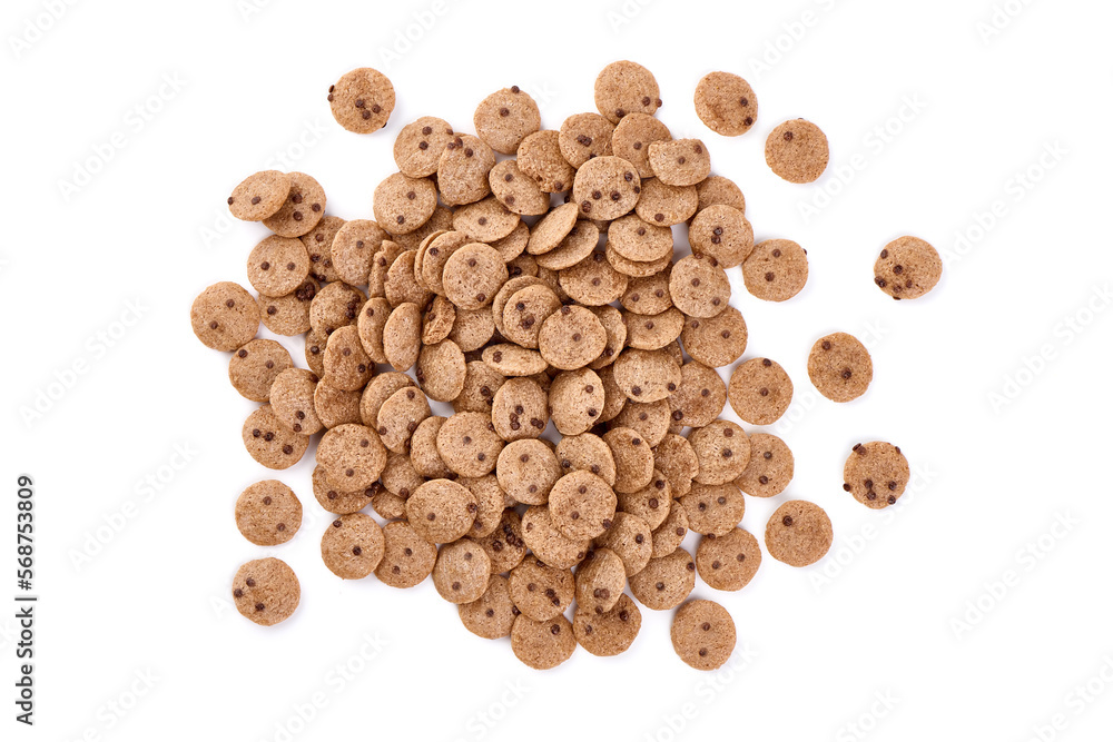 Traditional breakfast cereal, isolated on white background. Traditional breakfast cereal, isolated on white background.