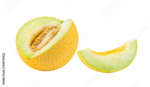 melon isolated on transparent png