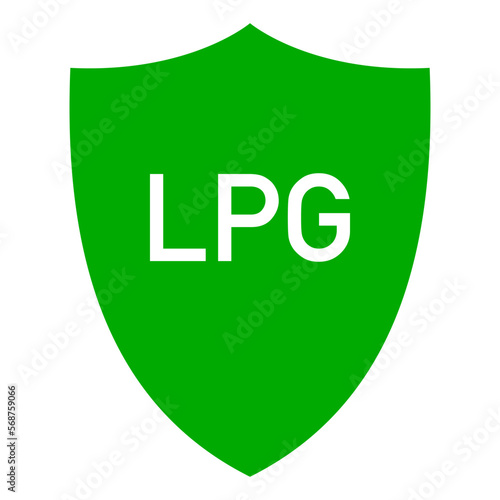 LPG und Schild