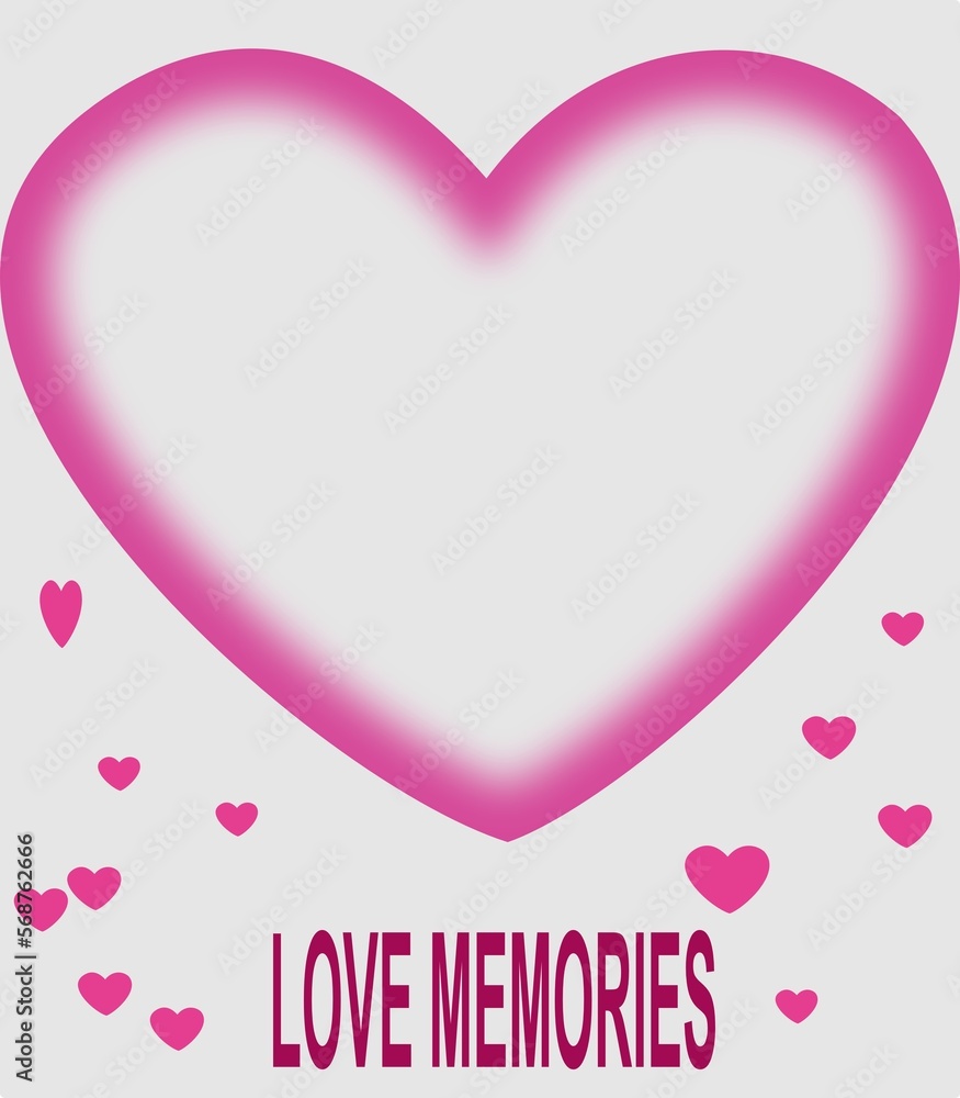 pink heart frames, cute frames, heart frames
