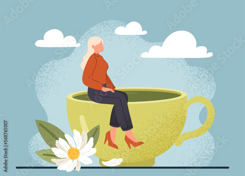 Chamomile herbal tea