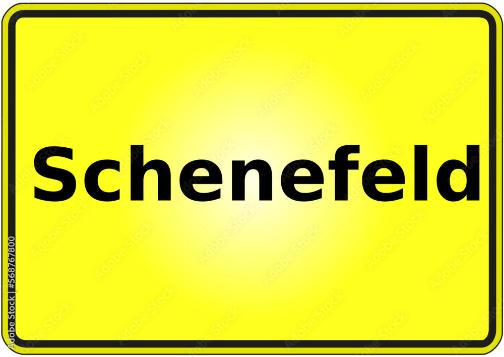 Stadteingangsschild Deutschland Stadt Schenefeld Stadteingangsschild Deutschland Stadt Schenefeld