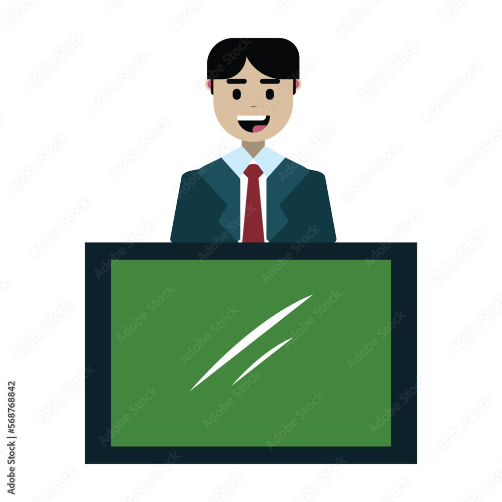 president's speech vector illustration president's speech vector illustration