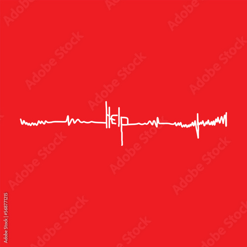 Earthquake help concept vector illustration