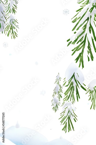 Winter, Template, AD Template, PPT template, Slide, Flyer, postcard, slide for brochure, booklet, background.	