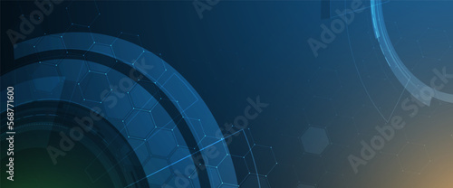 Technology data background, idea of global business solution