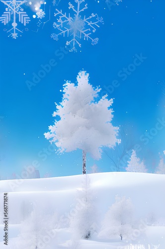 Winter, Template, AD Template, PPT template, Slide, Flyer, postcard, slide for brochure, booklet, background.	