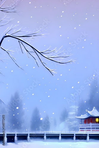 Winter, Template, AD Template, PPT template, Slide, Flyer, postcard, slide for brochure, booklet, background.	