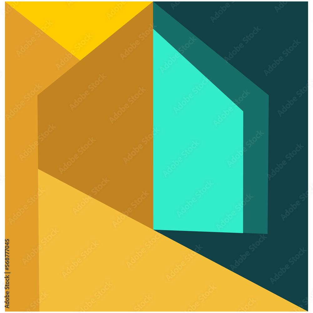 Minimalist geometric brutal shapes.Colorful basic memphis  abstract forms.Bauhaus elements. 
