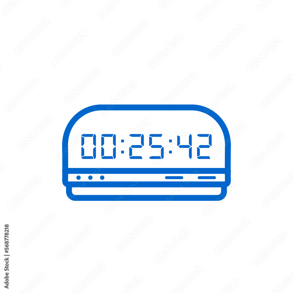 Digital, clock, led icon vector image. Can also be used for home electronics and appliances. Suitable for mobile apps, web apps and print media. Digital, clock, led icon vector image. Can also be used for home electronics and appliances. Suitable for mobile apps, web apps and print media.