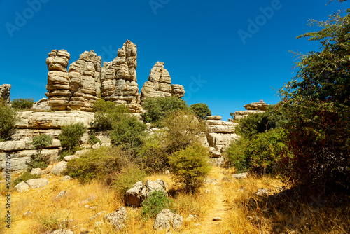 El Torcal de Antequera natural park, Andalusia, Spain