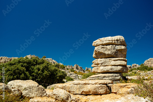 El Torcal de Antequera natural park, Andalusia, Spain