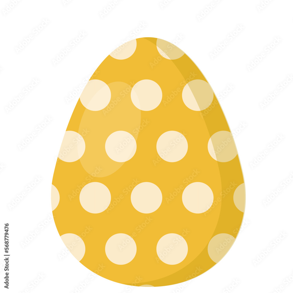 Colorful easter egg isolated on white background Colorful easter egg isolated on white background