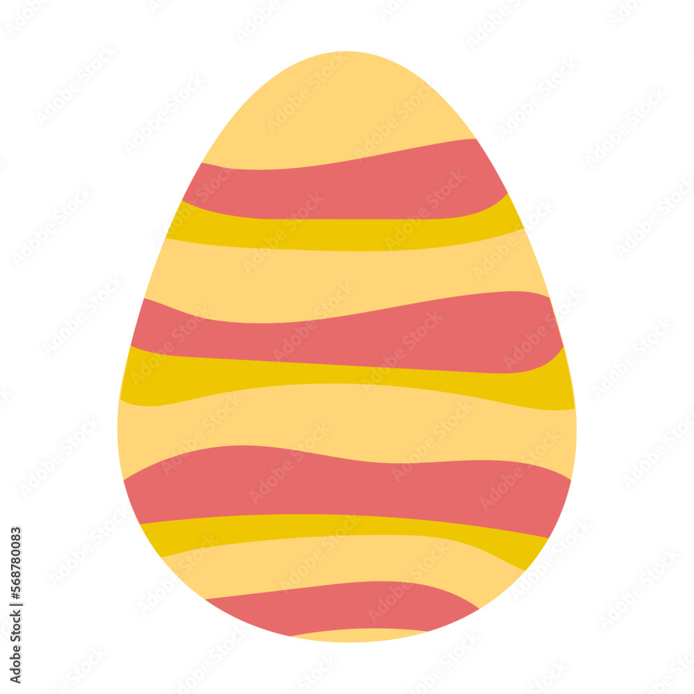 Colorful easter egg isolated on white background Colorful easter egg isolated on white background