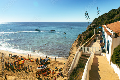 view of the beach