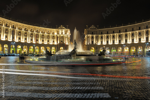 Piazza della Repubblica Roma photo