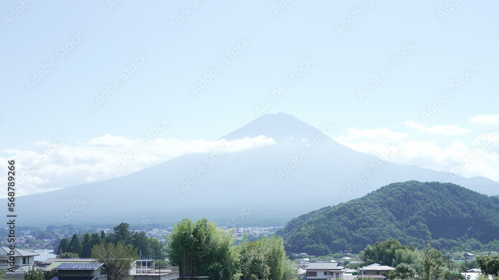 Obraz premium 富士山 河口湖 富士吉田 観光 登山