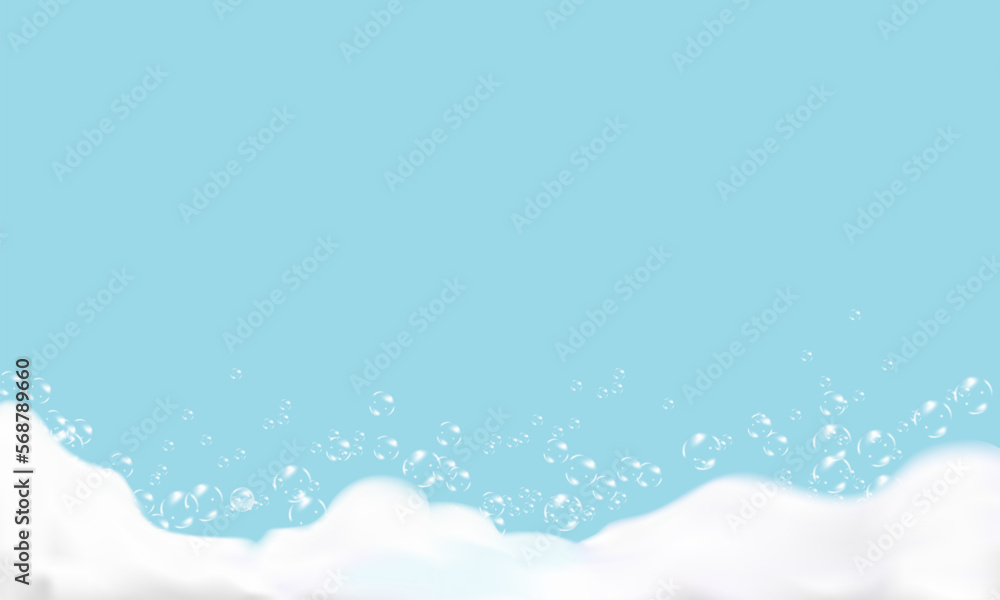 Shampoo bubbles texture.Bath foam background. Sparkling shampoo and bath lather vector illustration. Shampoo bubbles texture.Bath foam background. Sparkling shampoo and bath lather vector illustration.