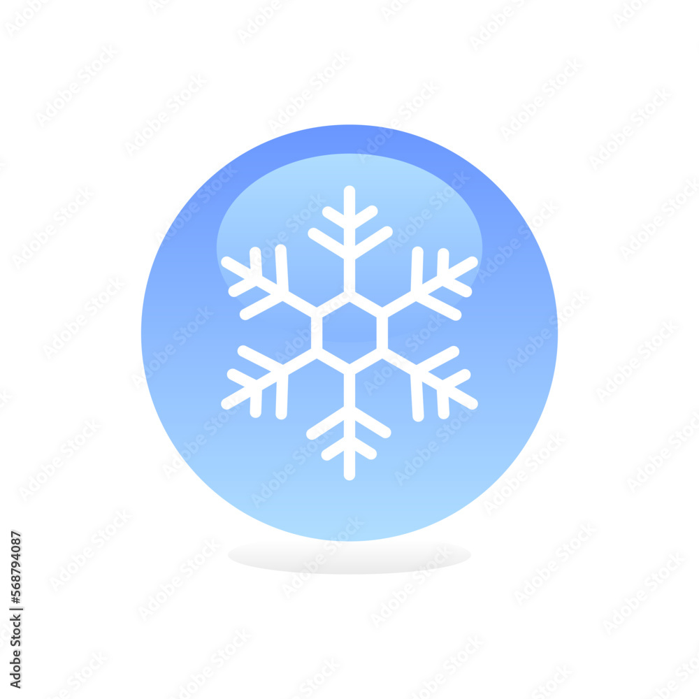 snow flakes logo illustration vector icon snow flakes logo illustration vector icon