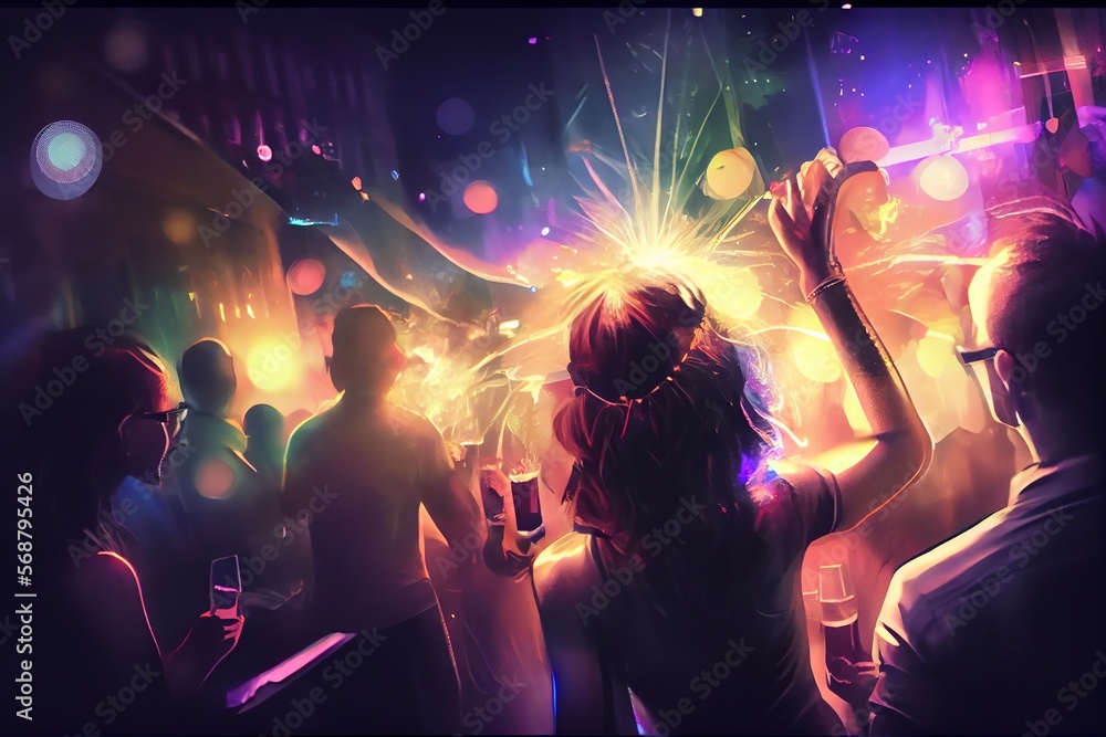 party in the night. Generative AI party in the night. Generative AI