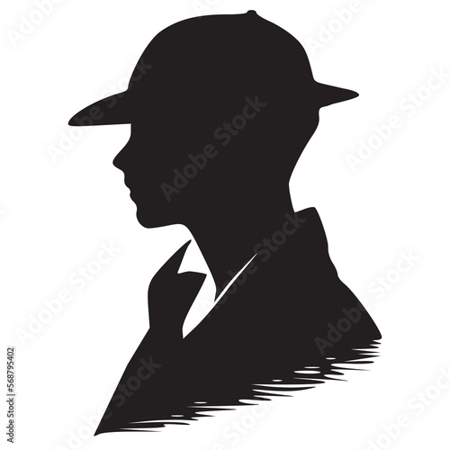 silhouette of a person