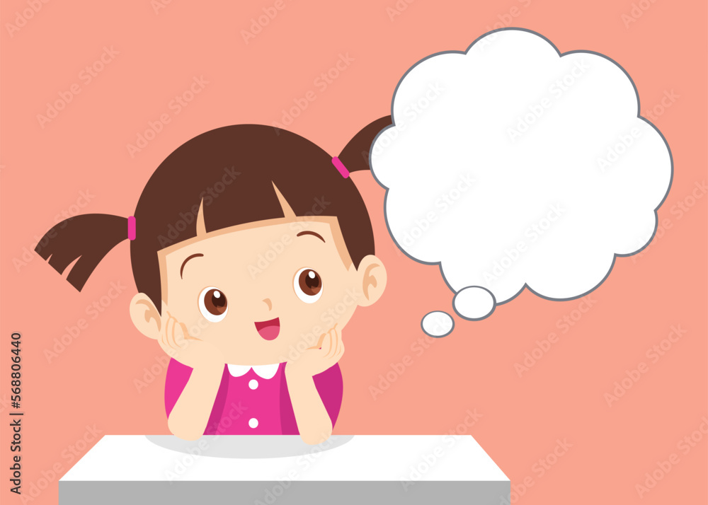 children thinking sitting and rest chin in hands children thinking sitting and rest chin in hands