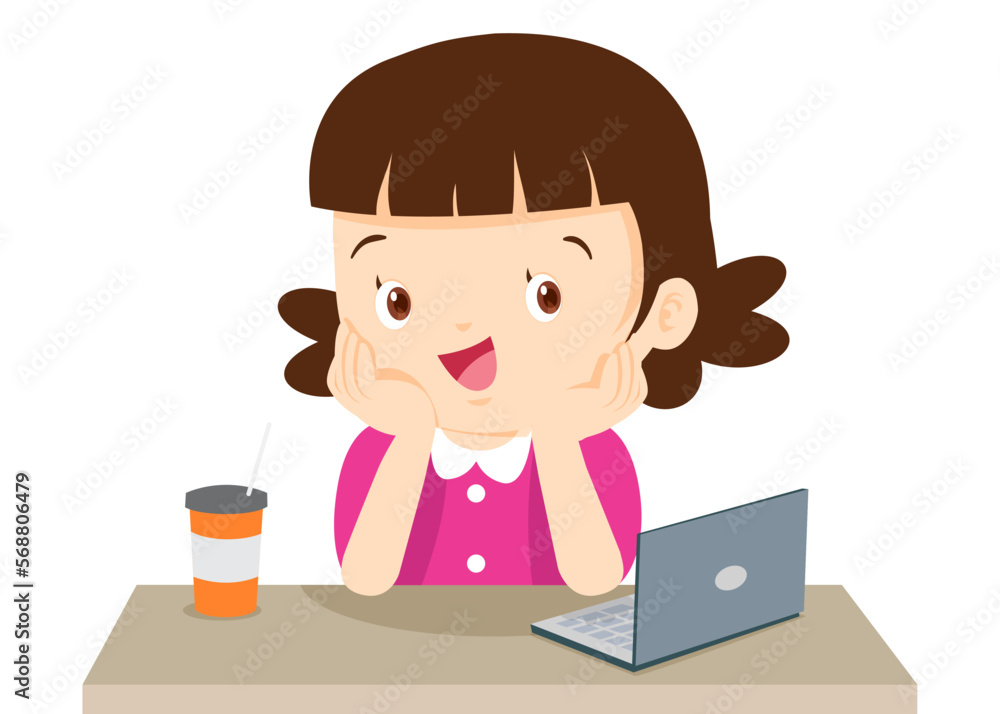 children thinking sitting and rest chin in hands children thinking sitting and rest chin in hands