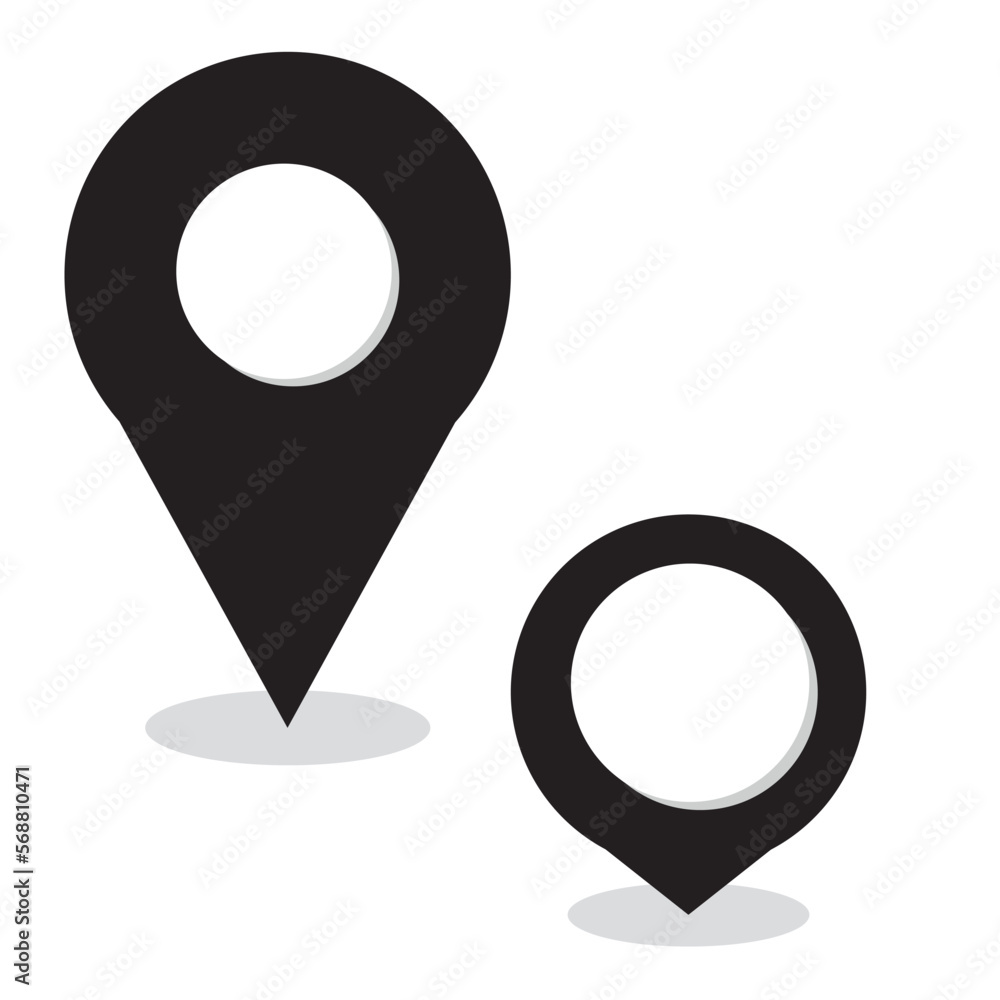 location point simple shapes vector icon. location point simple shapes vector icon.