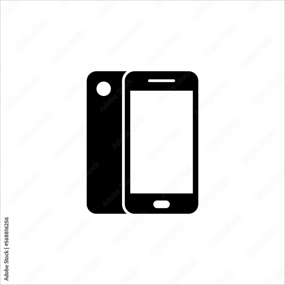 smartphone icon. mobile phone icon vector illustration on white background smartphone icon. mobile phone icon vector illustration on white background