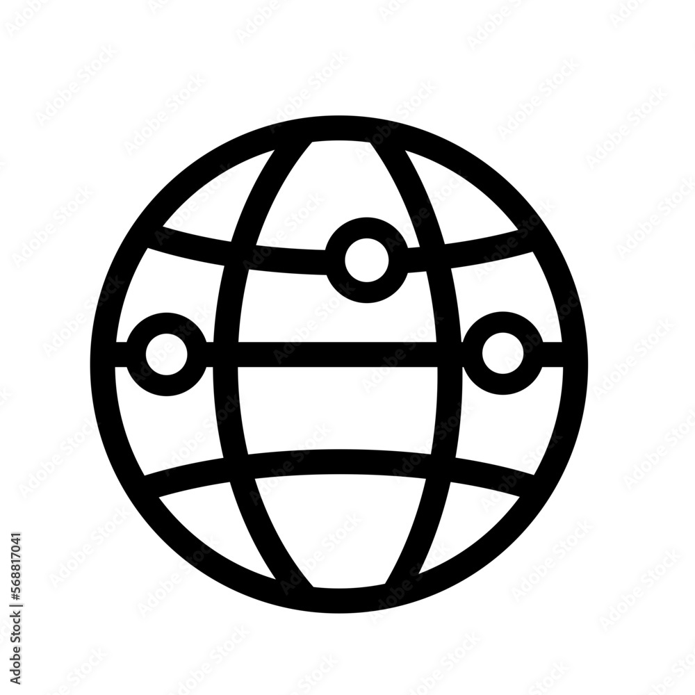World Icon, Globe Icon, Earth planet Icon World Icon, Globe Icon, Earth planet Icon