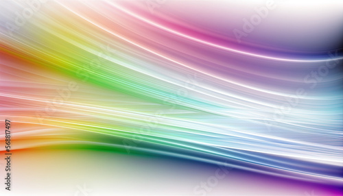 Spring colorful gradient-like lines background. Smooth spring colors. Generative AI.