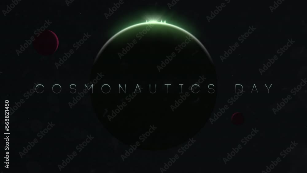 Cosmonautics Day with moon planet and stars in galaxy, motion abstract futuristic, cosmos and sci-fi style background Cosmonautics Day with moon planet and stars in galaxy, motion abstract futuristic, cosmos and sci-fi style background