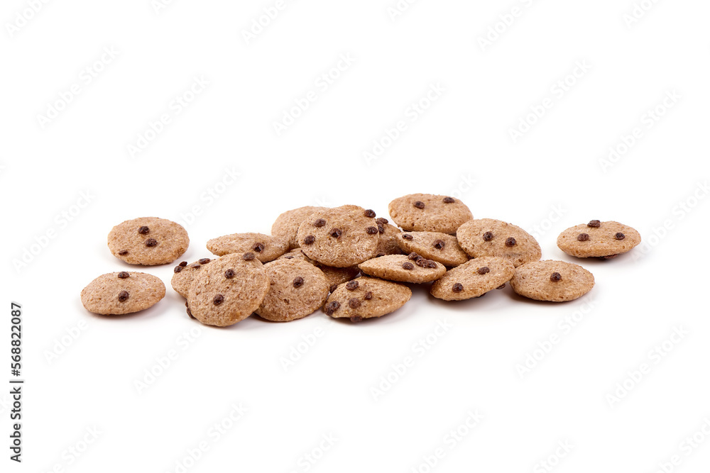 Traditional breakfast cereal, isolated on white background. Traditional breakfast cereal, isolated on white background.