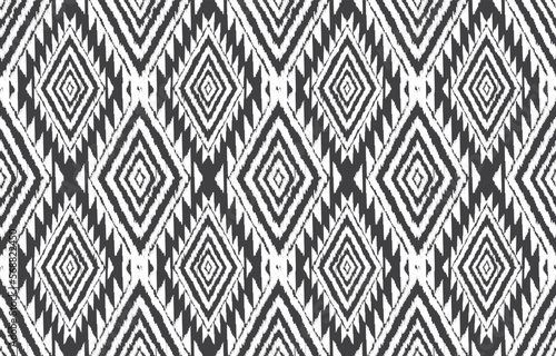 Sacral tribal ethnic motifs geometric vector background. Beautiful gypsy geometric shapes sprites tribal motifs clothing fabric textile print traditional design with triangles
