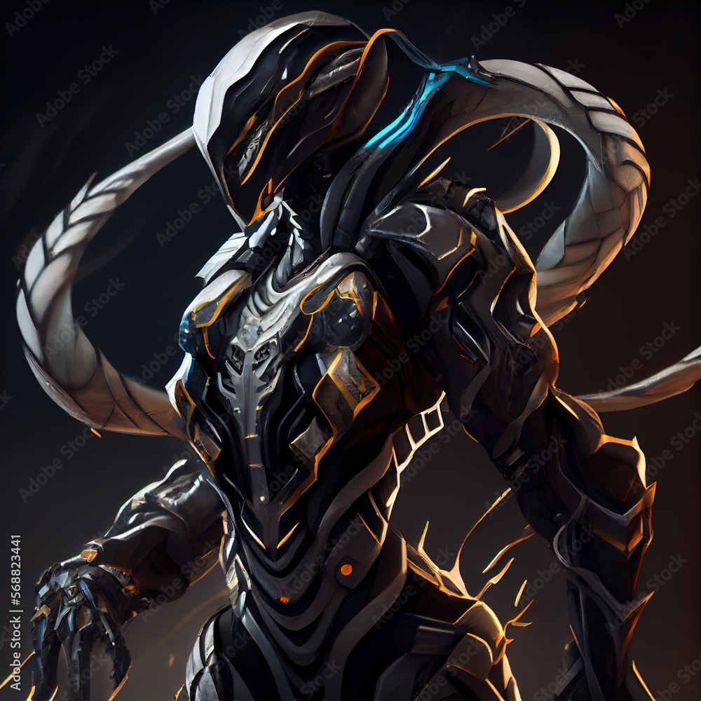 Ai generated Alien game characters with dark snake theme - generative ...