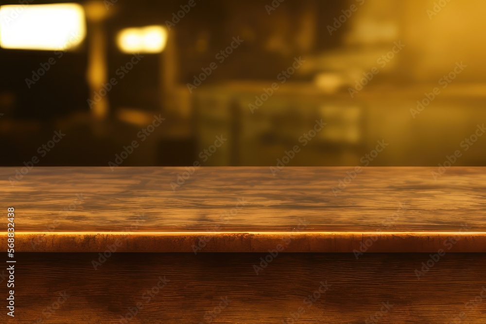 High-Resolution Mock-Up Image of an Empty Wooden Workbench Table on a Garage Worskshop Background, Ideal for Displaying Your Designs in a Realistic Setting High-Resolution Mock-Up Image of an Empty Wooden Workbench Table on a Garage Worskshop Background, Ideal for Displaying Your Designs in a Realistic Setting