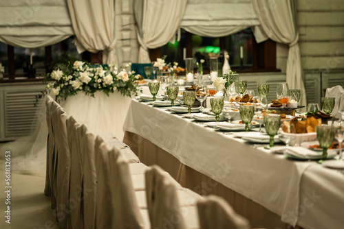 celebratory wedding banquet for 50 people