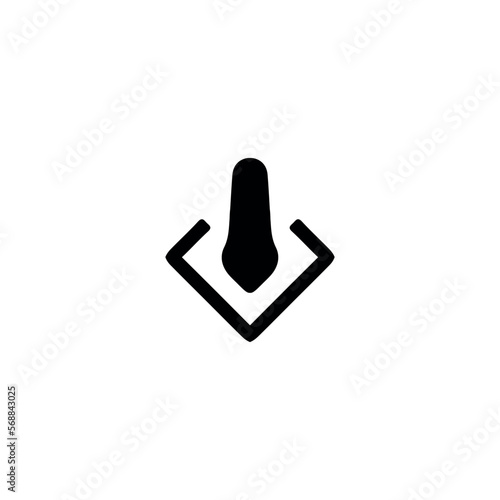 Power button. Power icon. Simple style rules for properly turning off and turning on the equipment poster background symbol. Power brand logo design element. Power t-shirt printing. 