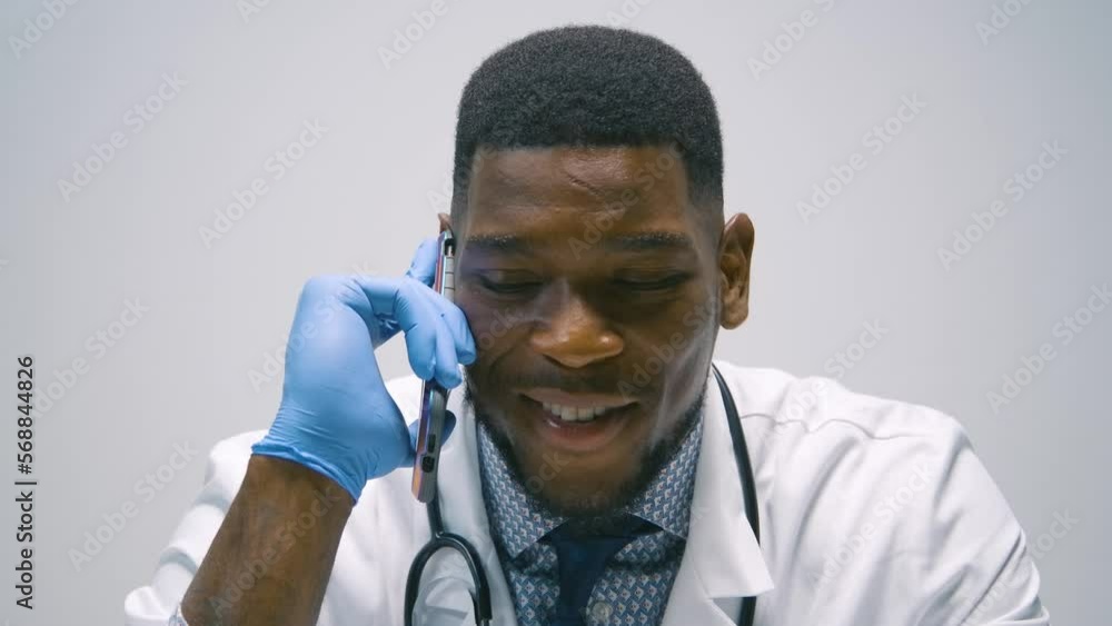 Video ???Black Stock Footage of millennial Black man wearing personal